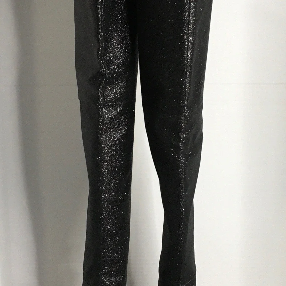 Black Glitter Thigh‎ High Stiletto Boots Women's Sparkle Glamorous Party Shoes